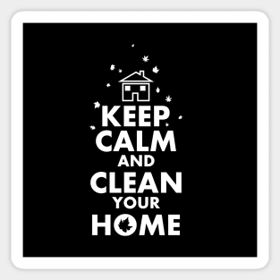 Funny Autumn House Cleaner I Love My House Meme Sticker